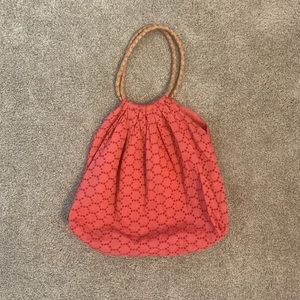 American Eagle Eyelet Tote